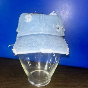 No Boundaries Distressed Light Blue Cap